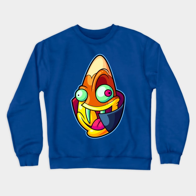 Count Candy Corn Crewneck Sweatshirt by ArtisticDyslexia